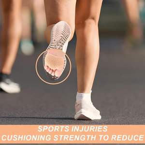 แผ่นรองเท้าซิลิโคนเจลรูปทรงรังผึ้ง บรรเทาอาการปวดฝ่าเท้า สำหรับรองเท้าส้นสูง ผู้หญิง - Product Image 2