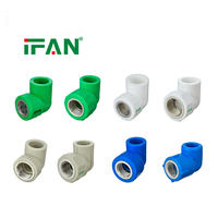 IFAN Vente en gros de raccords de plomberie en plastique, matériaux de plomberie durables, matière première de qualité supérieure pour la construction de canalisations, raccords PPR