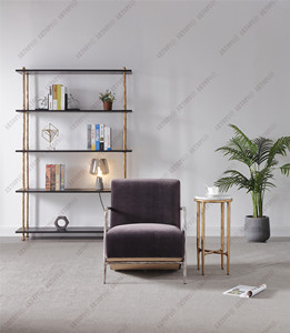 Estantería moderna <span class=keywords><strong>de</strong></span> hierro hecha a mano, marco <span class=keywords><strong>de</strong></span> Metal forjado a mano, <span class=keywords><strong>madera</strong></span> sólida, mediados <span class=keywords><strong>de</strong></span> siglo - Product Image 6