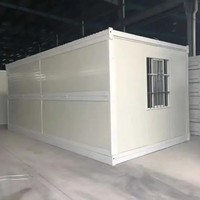 Module résidentiel pliable en acier à panneaux sandwich, extensible, fabriqué par un fabricant de vente directe, personnalisable pour l'exportation