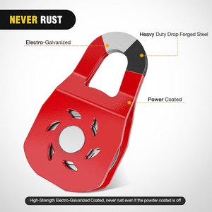 Nhà Máy Giá thép carbon 4x4 off-road 10 tấn tời phục hồi Kit snatch khối ròng rọc phục hồi để bán - Product Image 4