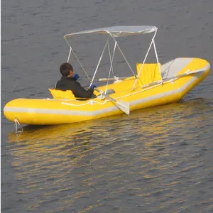 Nouveau design customization bateau à rames canoës et kayak kayak à voile 2 personnes avec kit de réparation