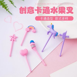 <span class=keywords><strong>Mini</strong></span> Tenedores de Animales Adorables, Tenedores de Frutas de Dibujos Animados <span class=keywords><strong>para</strong></span> Niños, Tenedores Desechables de Plástico Creativos <span class=keywords><strong>para</strong></span> Decoración de Almuerzos, Palillos Bento <span class=keywords><strong>para</strong></span> <span class=keywords><strong>Fiestas</strong></span>, 15g - Product Image 4