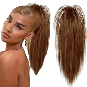 Tổng hợp thác thẳng tóc Claw Clip hairpiece của phụ nữ hàng ngày Đảng chignon mở rộng tóc phụ kiện chịu nhiệt