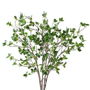 Feuilles artificielles <span class=keywords><strong>Milan</strong></span>, pièces, pour mariage, fausses plantes, bon marché - Product Image 1