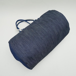 Bolsa de Lona Vaquera Nueva 2026, Bolsa de Mano Cilíndrica de Gran Capacidad, Bolso de Viaje Informal con Asa Colorida para Mujer, para Viajes de Fin de Semana y Gimnasio - Product Image 1