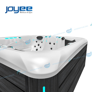 JOYEE 4 personnes Vente en gros directe en usine Spa extérieur de luxe Bain à remous Système Balboa moderne Nouveau <span class=keywords><strong>coin</strong></span> jupe pour <span class=keywords><strong>jacuzzi</strong></span> pour hôtels - Product Image 2