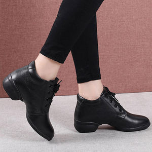 Bottes <span class=keywords><strong>de</strong></span> danse <span class=keywords><strong>de</strong></span> salon à bout carré pour femmes, à tige haute, en caoutchouc, à semelle souple, pour adultes, compétition en plein air, bottes <span class=keywords><strong>de</strong></span> danse <span class=keywords><strong>de</strong></span> cheerleading - Product Image 6