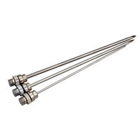 Ferme d'élevage vétérinaire Trocart acier inoxydable bétail mouton dégonflage aiguille taureau Rumen crevaison aiguille Kit échappement aiguille