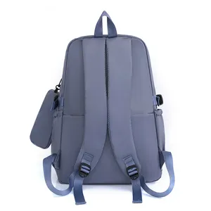 2023 sıcak satış özel LOGO çocuk okul çantaları büyük kapasiteli su geçirmez okul logo ile seyahat sırt çantaları iş dizüstü çanta