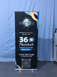 Hiển thị nhanh hai chân đứng nhôm Pull-up có thể thu vào biểu ngữ cho cửa hàng quảng cáo trình bày Roll-up hiển thị biểu ngữ - Product Image 6