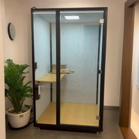 PYinC |   Cabine de bureau insonorisée, cabine insonorisée moderne et pièce préfabriquée à installation rapide - Convient aux espaces de bureau