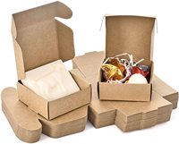 Boîte en papier kraft, mini boîte cadeau, porte-savon fait main, boîte à bonbons, boîte à chocolat, petite boîte d'expédition, taille et impression personnalisées