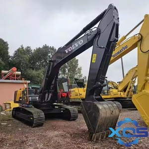 Excavatrice sur chenilles hydraulique Volvo EC240 d'occasion, 24 tonnes, modèle 2023, moteur, pompe, roulement, prix bas, bon état de fonctionnement, stable - Product Image 1