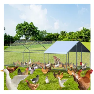 Großhandel einfache Reinigung Garten Eisen Hühner stifte und Coops für Hühner