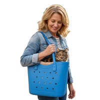 Sac de transport pour animaux de compagnie en EVA sans BPA de haute qualité, sac de transport pour animaux de compagnie durable, respirant et sans couture, sac à main sûr pour animaux de compagnie pour les petits chats et chiens en voyage