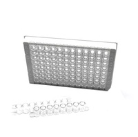 Plaque d'étiquette enzymatique Elisa à haute adsorption fond plat de plaque Elisa 96 puits pour lecteur de microplaques Elisa