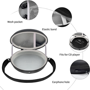 Support de transport robuste en EVA renforcé pour lecteur CD, protection des accessoires de câble Deluxe <span class=keywords><strong>GPX</strong></span> - Product Image 4