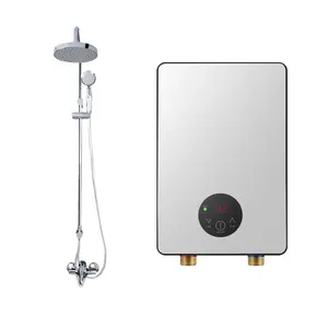 Banyo duş otel için 220V anında elektrikli taşınabilir Mini sıcak SU ISITICI duş SU ISITICI