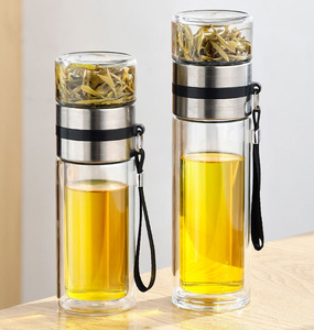 <span class=keywords><strong>Bouteille</strong></span> de <span class=keywords><strong>thé</strong></span> 2 en 1 avec <span class=keywords><strong>infuseur</strong></span> Verre borosilicaté à double paroi avec passoire et <span class=keywords><strong>infuseur</strong></span> pour infusion de <span class=keywords><strong>thé</strong></span> en vrac <span class=keywords><strong>Bouteille</strong></span> de <span class=keywords><strong>thé</strong></span> - Product Image 6