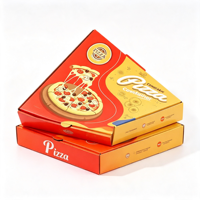 Boîtes à pizza jetables 8 9 10 12 pouces, conteneur à pizza vide, boîte d'emballage spéciale pour la livraison de plats cuisinés