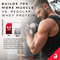 Complément alimentaire pour la musculation et les sports pour adultes, poudre de protéines pour la prise de masse musculaire, 4 lb, pour la croissance musculaire avec 40-49 g de protéines par portion