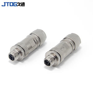 M12 X Code 8pin Đầu Nối Lắp Ráp Được Bảo Vệ Bằng Kim Loại Thẳng - Product Image 4