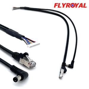 Kabel POE kustom RJ45 ke DC terisolasi PVC untuk aplikasi elektronik - Product Image 1