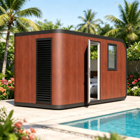 Capsule hôtelière préfabriquée ciel étoilé pour le glamping
