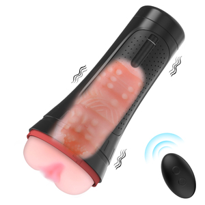 S-hande Masturbatore Maschile con Telecomando, Vagina in Silicone, Vibratore <span class=keywords><strong>per</strong></span> Adulti, Giocattolo Sessuale <span class=keywords><strong>per</strong></span> <span class=keywords><strong>Uomini</strong></span> - Product Image 1