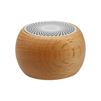 Mini Altavoz Bluetooth Inalámbrico de Madera, Portátil, con Bajos Potentes, para iPhone, Samsung, Xiaomi