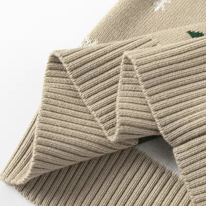 Suéter Infantil de Manga Larga con Estampado de Dinosaurios Navideños, Ropa de Invierno de Algodón para Bebés y Niños Pequeños - Product Image 6