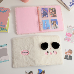 Productos en Venta Carpeta para Photocards de Felpa Tipo Cómic 4 Bolsillos A5 de Anillas para Tarjetas Calificadas Álbum de Almacenamiento para Photocards <span class=keywords><strong>Kpop</strong></span> - Product Image 2