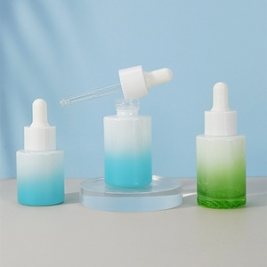 Empty 5ml 10ml 15ml 20 ml 30ml 50ml 100ml Essential Oil Hair Serum <b>Bottle</b> Glass Glossy <b>Bottle</b> with Gold Dropper <b>Bottles</b> - Product Image 2