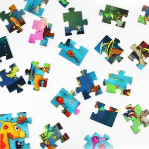 ULi yüksek kaliteli hayvan çocuk yapboz bulmacalar Spiel üreticileri oyuncak kağıt bulmaca oyun yapboz