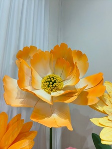 Vendita calda rosa e giallo di alta qualità moderna <span class=keywords><strong>fiori</strong></span> artificiali gruppo - Product Image 2