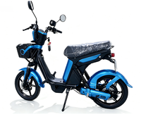 Moto électrique pour adultes à deux roues avec batterie au plomb, scooter électrique urbain avec panier avant, fourni par une usine chinoise