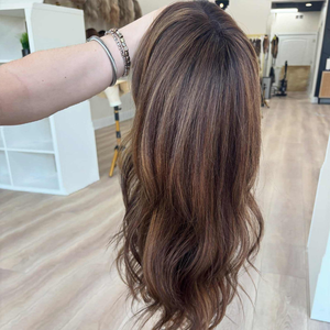 <span class=keywords><strong>Perruque</strong></span> Lace Front HD pour <span class=keywords><strong>Femme</strong></span>, Cheveux Européens Vierges Bruts, Cuticules Entièrement Alignées, Blonde Balayage avec Racines Foncées, Style <span class=keywords><strong>Juif</strong></span> - Product Image 2