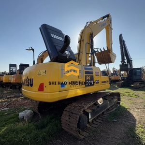 Excavadora de cadenas usada Komatsu PC200 de 20 toneladas para la industria de infraestructuras, 95% pura, de maquinaria de construcción japonesa, en venta. - Product Image 2