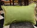 Traditional Embroidered <b>Cushion</b> <b>Cover</b> Pure Cotton Machine Washable Machine Stitched Elegant Floral Design - Product Image 3