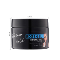 Gel Coiffant pour Tresses 140g Sans Alcool, Gel Fixateur Bords Anti-Frisottis, Tenue Extrême, Tendance Féminine Révolutionnaire
