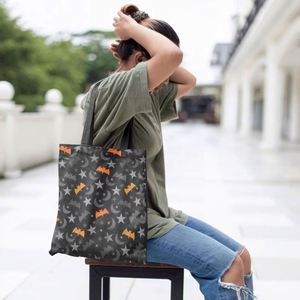 DLBZ Customized Halloween Heavy Duty Eco-friendly Reusable Recycled <b>Canvas</b> Cotton Rope Tote Shopping <b>Bag</b> for Outdoor Use - Product Image 6