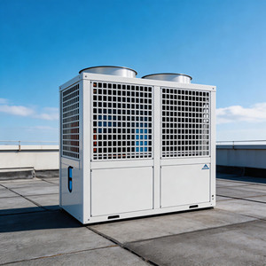 Pompe à chaleur air-eau verticale triphasée R410A pour centres sportifs, piscines et installations <span class=keywords><strong>de</strong></span> loisirs, pompe à chaleur à source d'air - Product Image 2