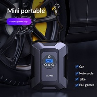 Portable Electric Car Tire Inflator With Digital Display And Tire Pressure Gauge 12v For Cars Motorcycles & Bicycles