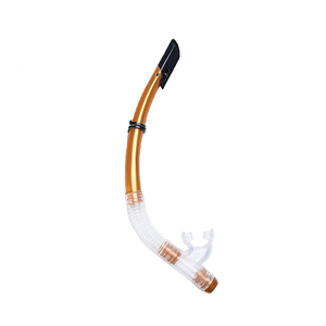 Cheap <strong>Silicone</strong> Mouthpiece Dry Top <strong>Underwater</strong> Diving Snorkel Tube for Adults - Product Image 2