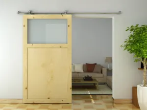 Двери сарая с аппаратным внутренним зеркалом, раздвижные для ванной комнаты и шкафа
