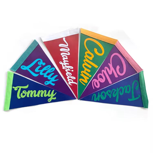 Banderines de Fieltro de Lana de Alta Calidad con Diseño Personalizado, Impresión por Transferencia Térmica, Coloridos, para Decoración de Exteriores, Colgantes, de Clubes de Fútbol - Product Image 2