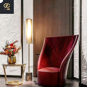 Best-seller di lusso nuovo Design italiano divano in pelle rossa <span class=keywords><strong>mobili</strong></span> per Villa soggiorno, Set di divani di alta qualità su misura - Product Image 4