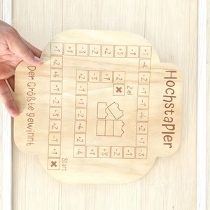 Jeu de puzzle en bois à empiler pour enfants de 3 à 6 ans, jouet éducatif, cadeau pour l'apprentissage familial et le plaisir - Product Image 4