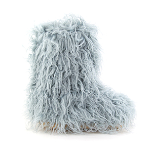 Bottes d'hiver pour femmes, bottes <span class=keywords><strong>de</strong></span> neige <span class=keywords><strong>de</strong></span> créateur, fourrure <span class=keywords><strong>de</strong></span> renard synthétique haute et moelleuse, chaussures longues chaudes en peluche pour femmes, nouvelles bottes hautes en fourrure pour filles - Product Image 3